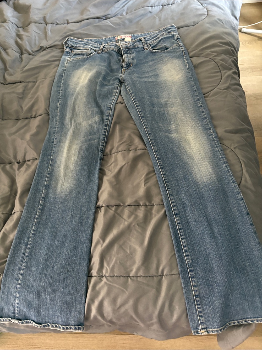 H&M Light Blue Flared Jeans